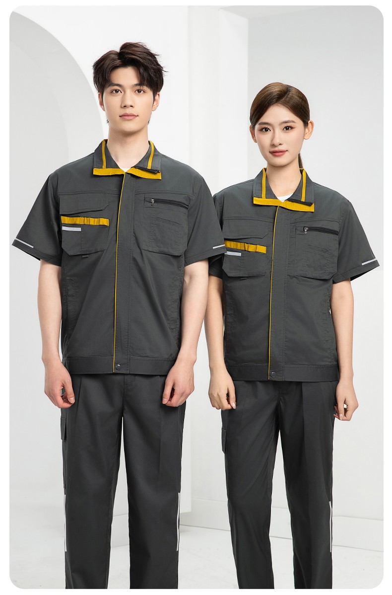 DM2316X 夏季长袖工作服套装薄款透气厂服工厂建筑劳保服车间机修服定制(图17)